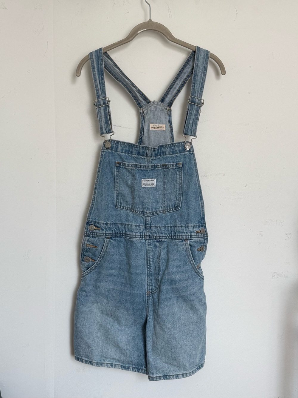 Levi's Light Blue Denim Overalls